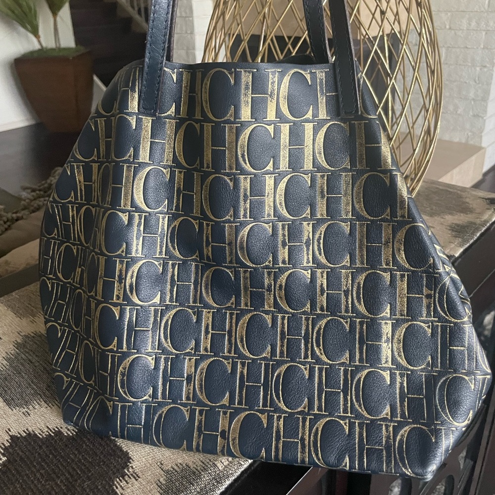 Carolina Herrera Leather tote bag